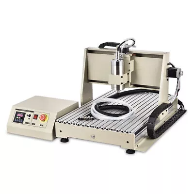 Buy USB Four-Axis 1500W VFD CNC 6040Z Router Engraver Engraving Machine Woodworking • 1,259$