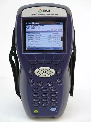 Buy JDSU DSAM-6300 XT - DOCSIS 3.0, VoIPCheck, Browser, Secure Sync, Sweep, QAM Ing. • 875$