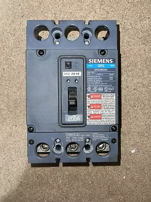 Buy Siemens 3-Pole 200 Amp 240V Circuit Breaker (QR23B200) • 340$