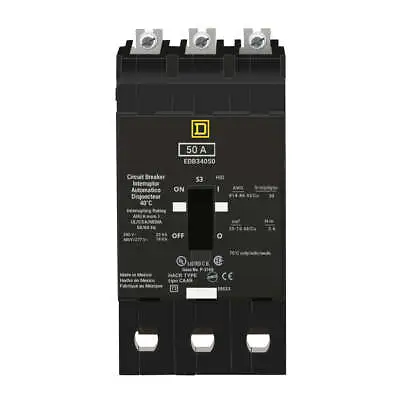 Buy EDB34050 - Square D - Molded Case Circuit Breaker • 307.99$