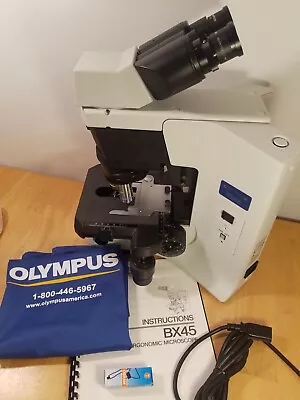 Buy Olympus BX45 TF Phase Contrast Microscope 4/10/40x  • 3,750$