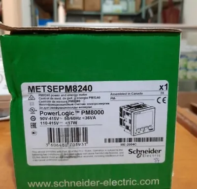 Buy Schneider Electric PowerLogic METSEPM8240 Panel Power Energy Meter PM8240 • 1,800$
