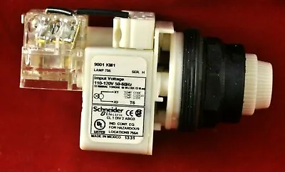 Buy Schneider Electric 9001SKT1W31 Push To Test Pilot Light WHITE 30 Mm 1 NC,1 NO • 64.95$