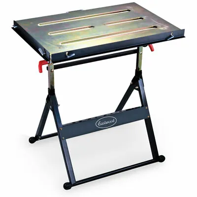 Buy Eastwood Adjustable Steel Welding Workbench Portable Folding Table Work Surface • 119.99$
