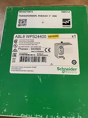 Buy AS IS Schneider Electric ABL8WPS24400 AC-DC Square D PLC  Power Supply Parts USA • 159.97$