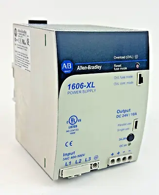 Buy Allen-bradley - 1606-xl240e-3 Ser. A - Power Supply - Output: 24vdc, 10a, 240w • 59$
