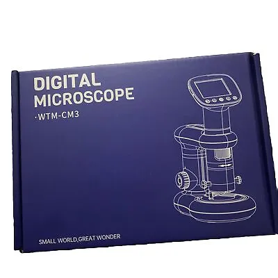 Buy Sagefidere WTM-CM3 Black Handheld Digital Microscope With 2 Inch LCD Screen Used • 38$