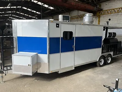 Buy New 8.5 X 25 Concession Smoker Deck Bbq Food Restaurant Catering Food Trailer • 28,660$