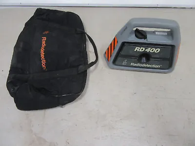Buy Radiodetection RD400 Transmitter & Carry Tool Bag Works Radio Detection • 275$