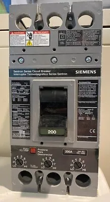 Buy Siemens HFXD63B200 3p 600v 200a Sentron Circuit Breaker • 500$