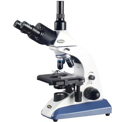 Buy AmScope 40X-2000X Doctor Veterinary Trinocular Biological Compound Microscope • 498.99$