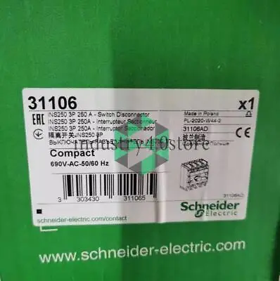 Buy Schneider Electric Compact Ins250 Switch-disconnector 31106 • 477$