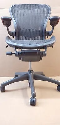 Buy Authentic Herman Miller Aeron Office Chair  Open Box  Size B - Mint Condition  • 550$