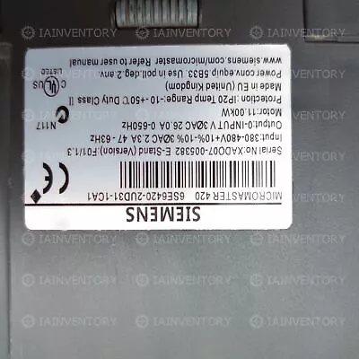 Buy 1PC New Siemens 6SE6420-2UD31-1CA1 Fast Shipping • 482$