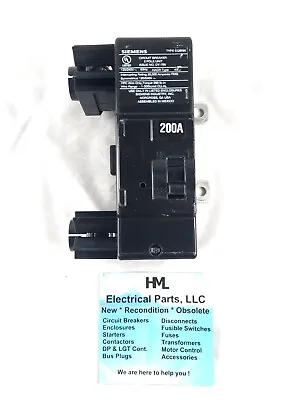 Buy Siemens, Mbk200a, 200a, 240v, 2p, Main Circuit Breaker, *new Take-out • 89$