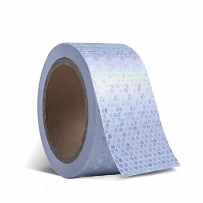 Buy 30ft X 2 Reflective Safety Tape Honeycomb White For Trailers 2 Inch - Reflector • 14.63$