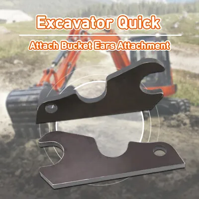 Buy Excavator Quick Attach Bucket Ears Attachment For Kubota KX71 KX91 KX121 KX040 • 70.99$