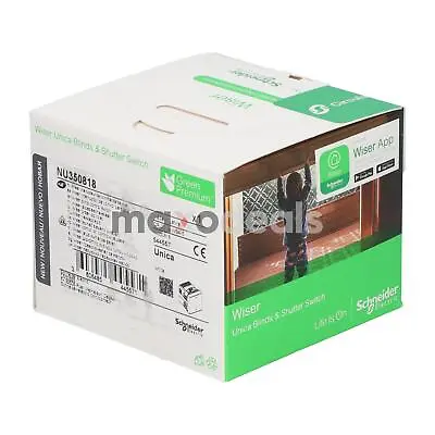 Buy Schneider Electric NU350818 Wiser Blind Control Switch NEW NFP Sealed • 13.01$