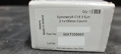 Buy NEW!!! Symmetry C18 3.5ul 2.1X100mm Column P/n: WAT058965 • 800$