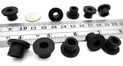 Buy 3/8  Hole Fit Flange Rubber Bushing For Cable Wire Cord, With 1/4  Thru Hole • 7.46$