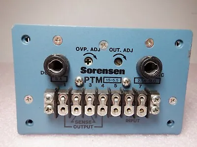 Buy Sorensen Model PTM15-5.5 Power Supply • 143.97$