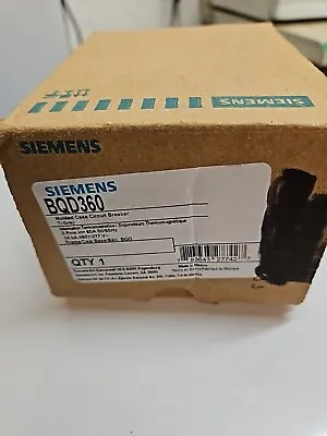 Buy New Surplus Siemens BQD360 3 Pole 60 Amp 480 Volt Bolt On Circuit Breaker • 150$