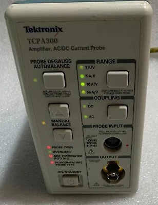 Buy Tektronix TCP A 300 Amplifier, AC/DC Current Probe Parts Or Repair FREE SHIPPING • 300$