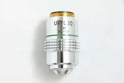 Buy Excellent Olympus UVFL 20X / 0.65 160/0.17 Microscope Objective Lens #3724 • 305$