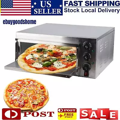 Buy Electric Pizza Oven Indoor Countertop Pizza Oven Commercial Pizza Maker Machine • 104.49$