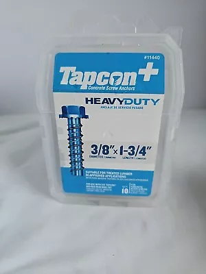 Buy Tapcon+ 3/8 In. X 1-3/4 In. HEAVY DUTY SCREW ANCHORS 10CT • 18.49$