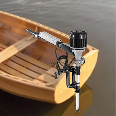 Buy Electric Outboard Motor Fishing Boat Engine Outboard Trolling Motor 1000W 48V  • 310$