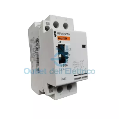 Buy Merlin Gerin 15987 Contactor CT C.M.2P 2NA 63A C.230V • 149.56$