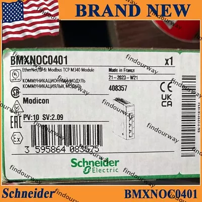 Buy New Schneider Electric Modicon M340 BMX-NOC-0401 BMXNOC0401 • 892.99$