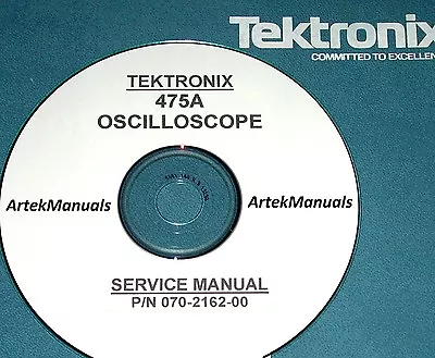 Buy TEKTRONIX Operating & Service Manual For 475A Oscilloscope • 11$