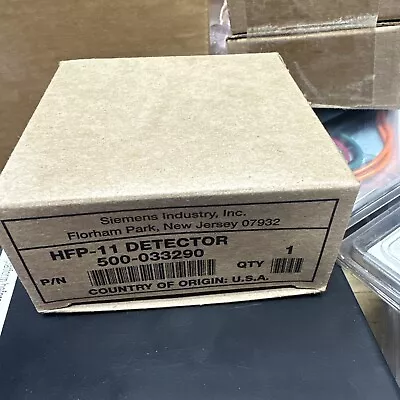 Buy Siemens HFP-11 Smoke Detector Head TRUE USA Manufactured FIRE ALARM 500-033290 • 225$