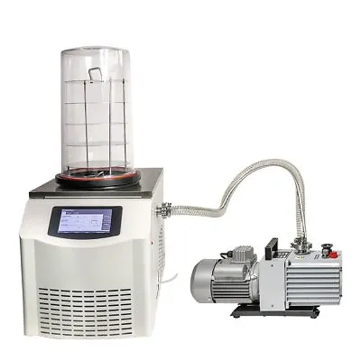 Buy Lab Freeze Dryer Lyophilizer Sublimation Freezing Drying Oven With Vacuum Pump  • 4,199$