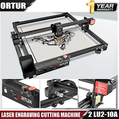 Buy ORTUR Laser Master 2 Pro S2 LU2-10A 10W Laser Engraver Engraving Machine 40x40cm • 399.99$