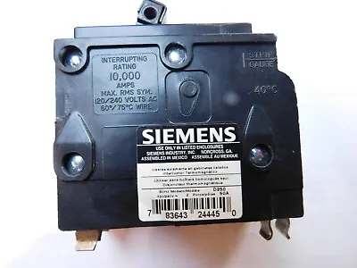 Buy New Siemens D250 50 Amp Circuit Breaker • 18.99$