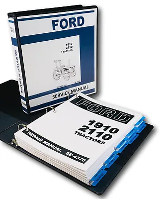 Buy Ford 1910 2110 Compact Tractors Service Repair Manual Technical Shop Book  • 66.87$