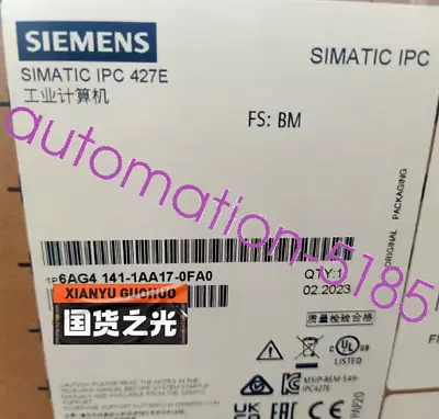 Buy Siemens Industrial Computer 6AG4141-1AA17-0FA0 New Fedex Or DHL • 2,923.65$