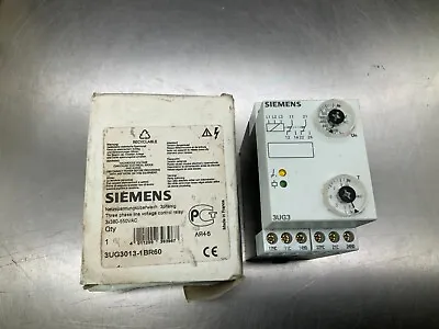 Buy Siemens 3UG3013-1BR60 MONITORING RELAY 3PHASE 45MM 380-550VAC • 299.95$