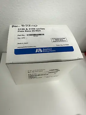 Buy Applied Biosystems 4317237 3130 & 3100 Series Plate Base 96-Well 4/pk • 109$