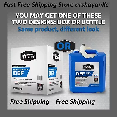 Buy Super Tech DEF 2.5 Gallon - For Diesel Fuel Vehicles With SCR Selective Free Shi • 10.35$