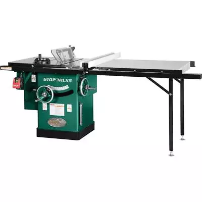 Buy Grizzly G1023RLX5 10  5 HP 240V Cabinet Table Saw With 7' Rails • 3,290$