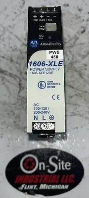 Buy Allen-Bradley 1606-XLE120E SER A Power Supply 120W 24VDC. • 29.99$