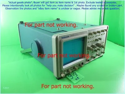 Buy Tektronix 2465B, 400MHz 4Ch Oscilloscope As Photo, For Part Not Working,  Dφm . • 799.29$