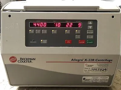 Buy Allegra X-22R Refrigerated Centrifuge W/SX4250 Rotor. FREIGHT SHIPPING IS AVAILA • 3,200$