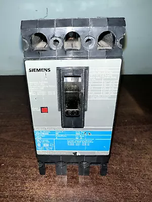 Buy Used Siemens Ed43b060 Sentron Series Circuit Breaker 60 Amp 3 Pole • 149$