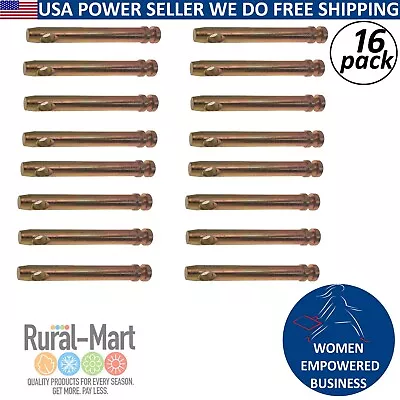 Buy 16pk Cat 1 Top Link Pin Hitch Accessories For Tractors (Speeco) S07070200 5-1/2 • 59.99$
