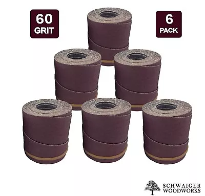 Buy Drum Sander Sanding Wraps/Rolls, 60g For SuperMax 19-38, 6 Pack • 59.99$